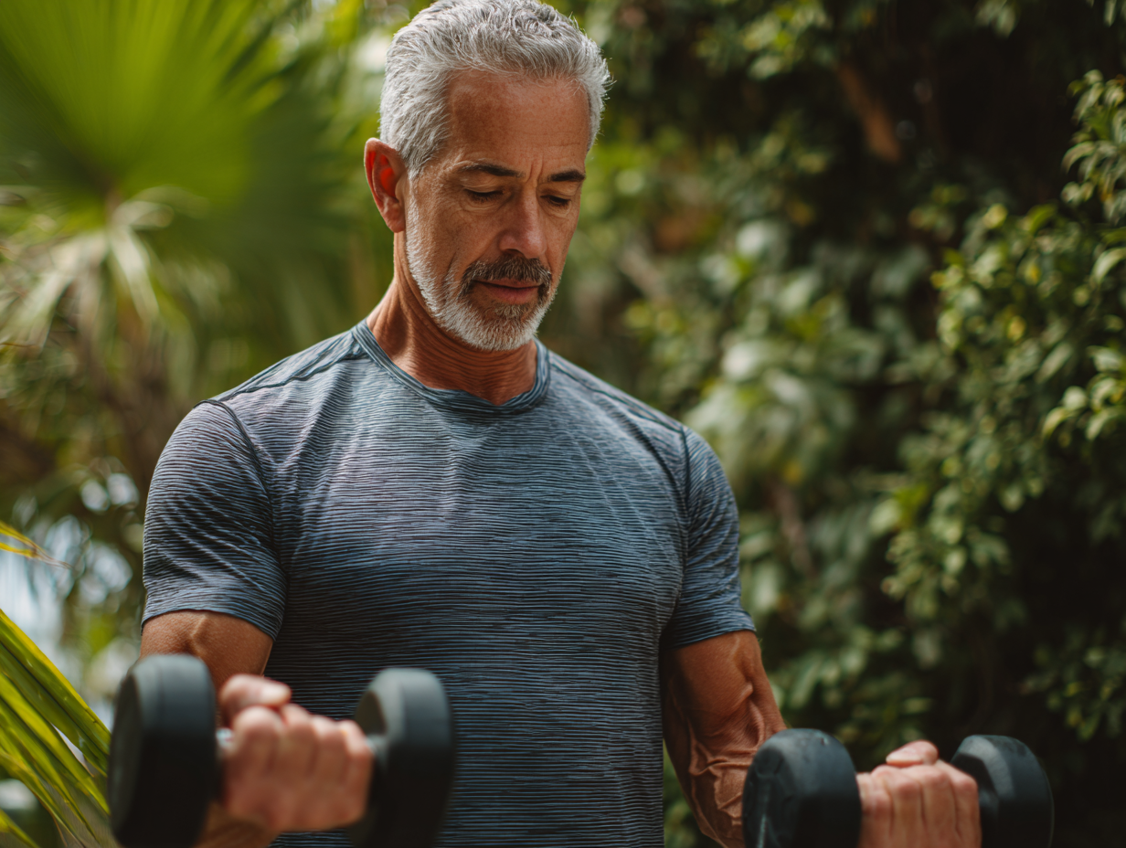 Активні люди різного віку займаються фітнесом